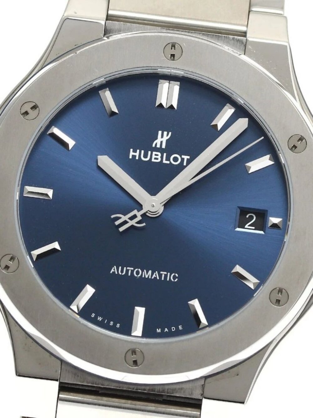 HUBLOT Classic fusion 510.NX.7170.NX Date blue Dial Automatic Men's Watch_908844